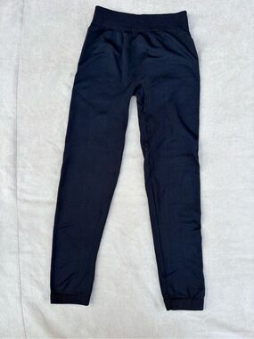 ⛸☃Black Heavy Fleece Lined Ice-Skating Leggings S